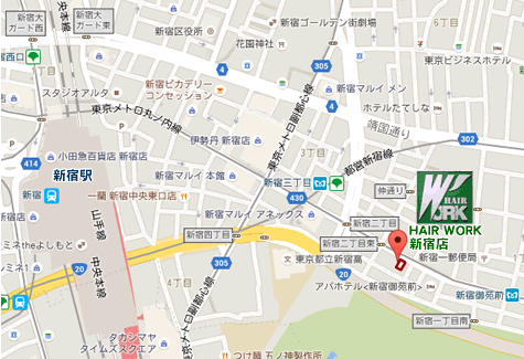 新宿店地図
