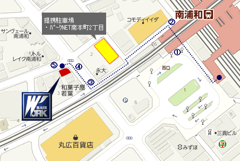 南浦和店地図